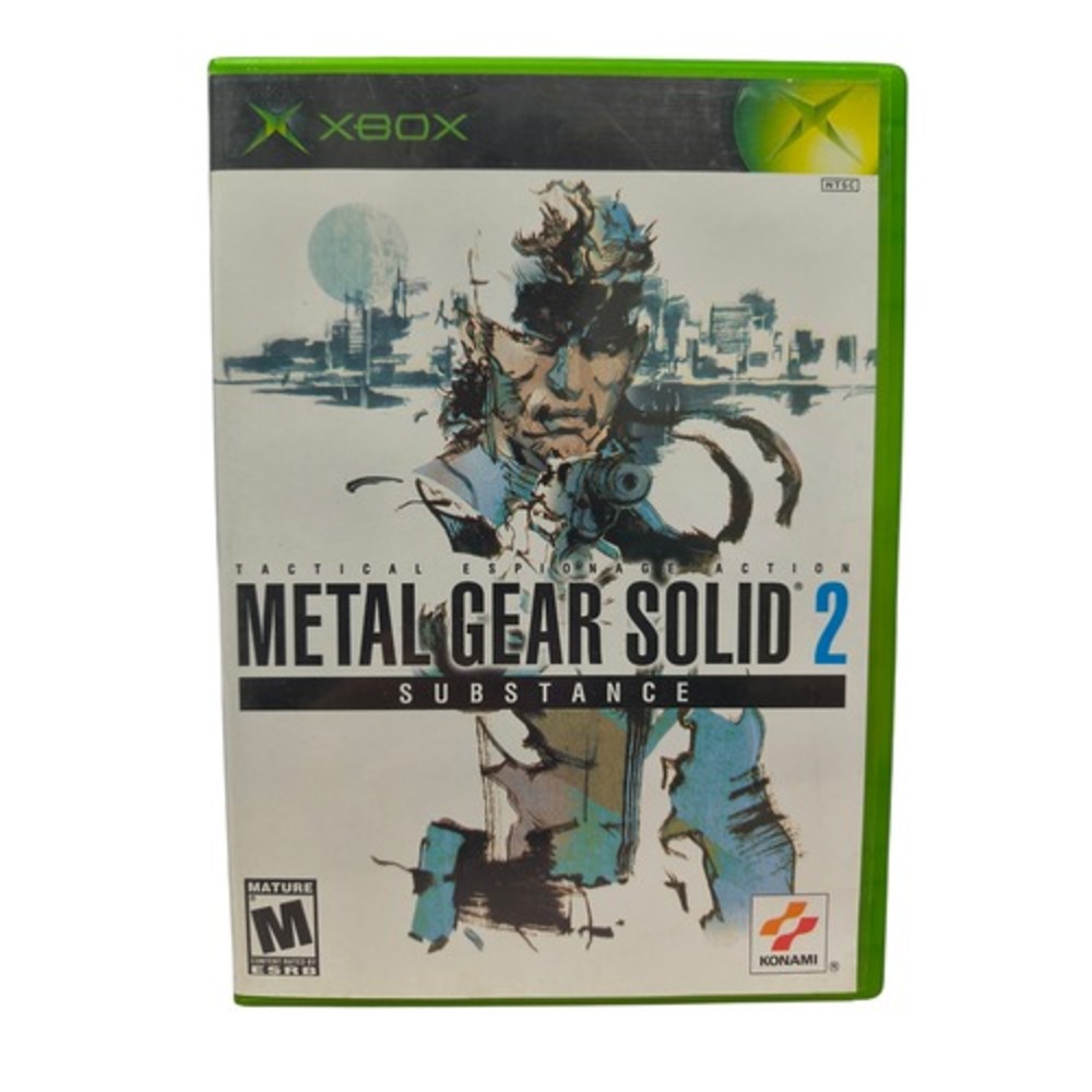 2002 Konami Microsoft Xbox Metal Gear Solid 2: Substance Complete CIB
